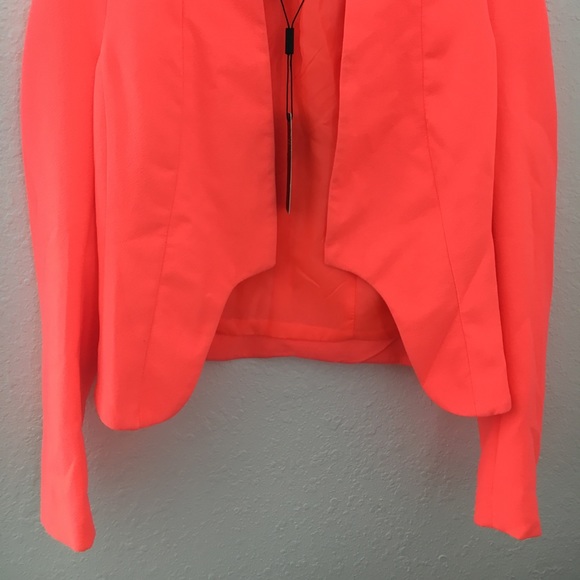 NWT Bright Peach Kardashian Kollection Blazer XS - Picture 2 of 4